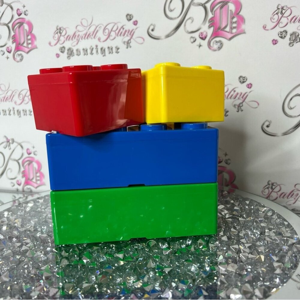 Storage blocks stackable Colorful Building Blocks Set NEW